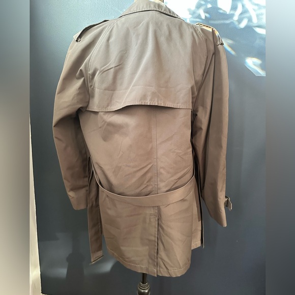 Womens Vintage London Fog Trench Coat Fully Lined Size 40S - Picture 3 of 11